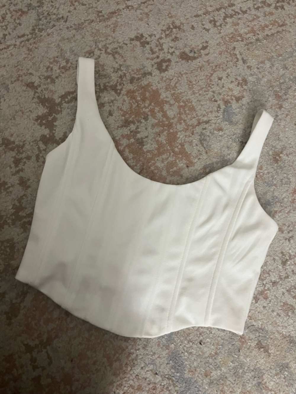 Aqua White Corset